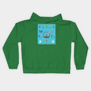 Easter Spring Knit Kids Hoodie